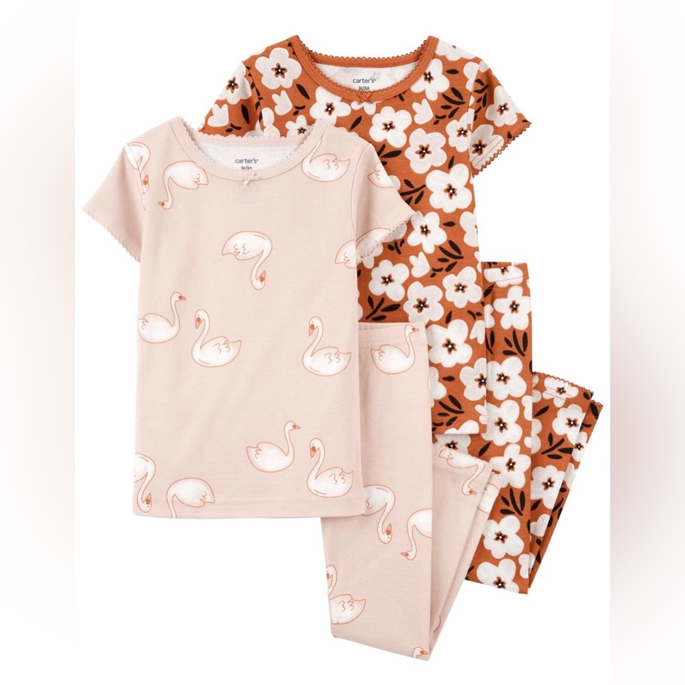 4-Piece 100% Snug Fit Cotton PJs